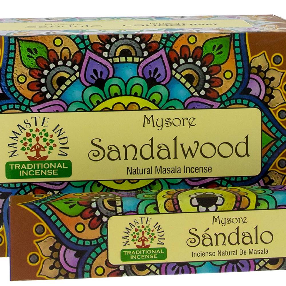 Kunst Und Magie Sandelholz Mysore Sandelwood Räucherstäbchen Namaste India