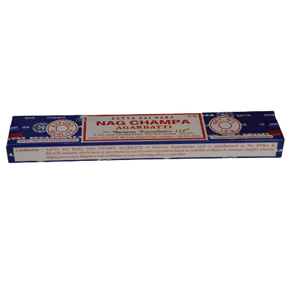 Kunst Und Magie Satya Sai Baba Nag Champa Räucherstäbchen 10er Großpackung 10x