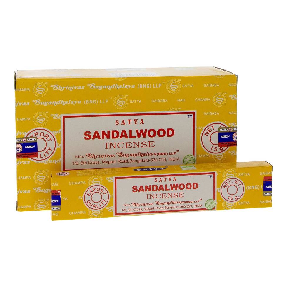 Kunst Und Magie Satya Sandalwood Sandelholz Räucherstäbchen Duftstäbchen