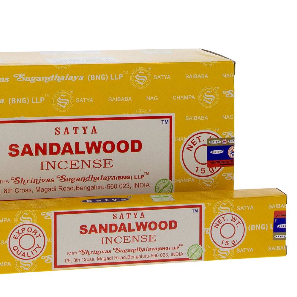 Kunst Und Magie Satya Sandalwood Sandelholz Räucherstäbchen Duftstäbchen