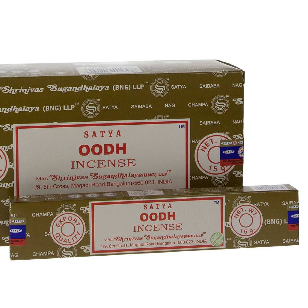 Kunst Und Magie Satya Satya Oodh Räucherstäbchen Mit Adlerholz Duftstäbchen
