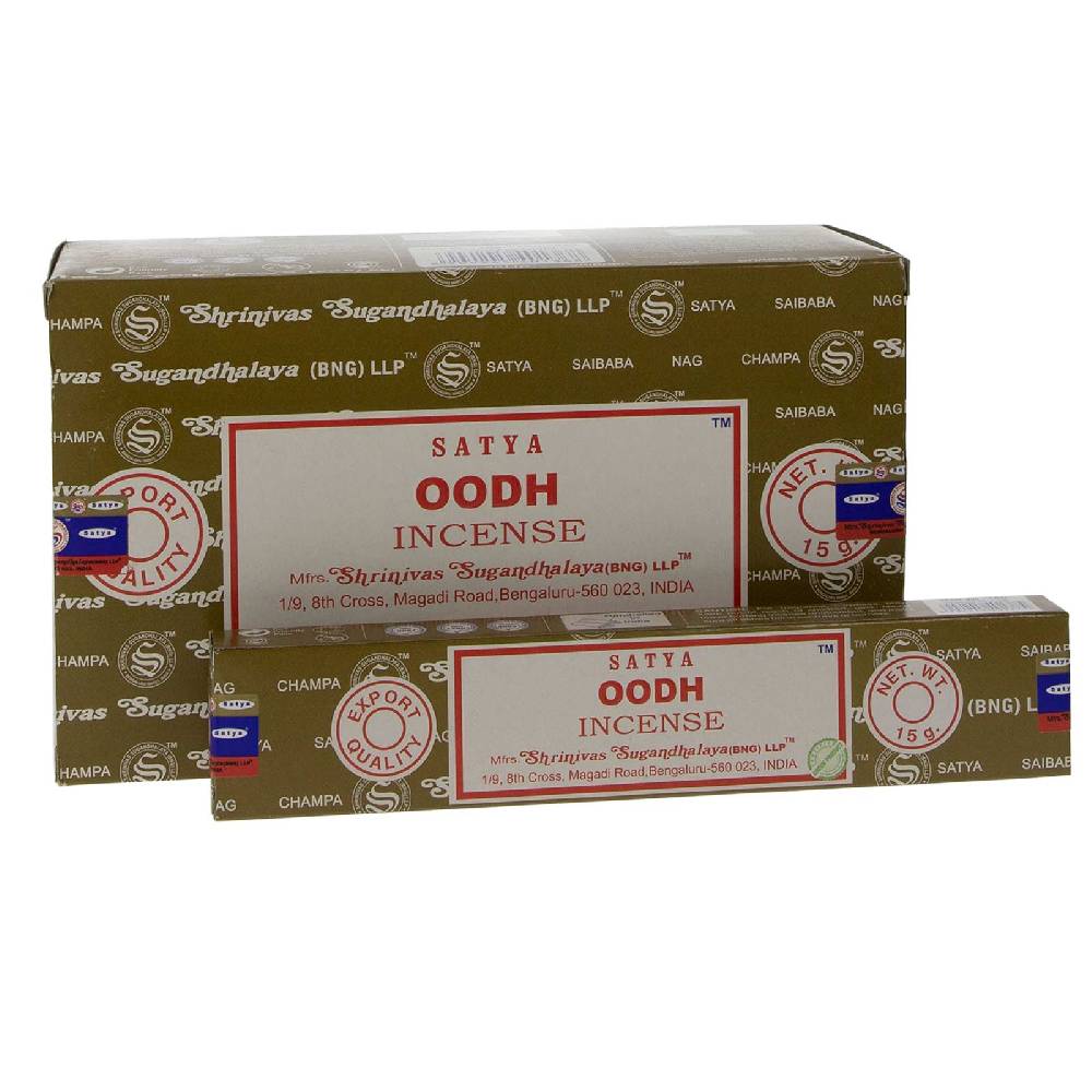 Kunst Und Magie Satya Satya Oodh Räucherstäbchen Mit Adlerholz Duftstäbchen