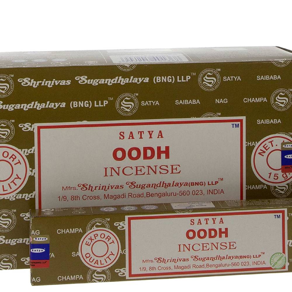 Kunst Und Magie Satya Satya Oodh Räucherstäbchen Mit Adlerholz Duftstäbchen