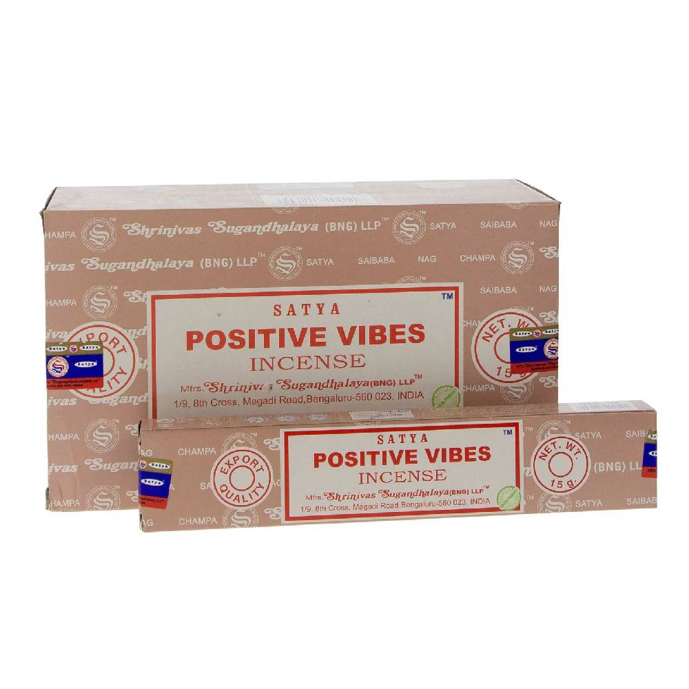 Kunst Und Magie Satya Satya Positive Vibes Räucherstäbchen Duftstäbchen