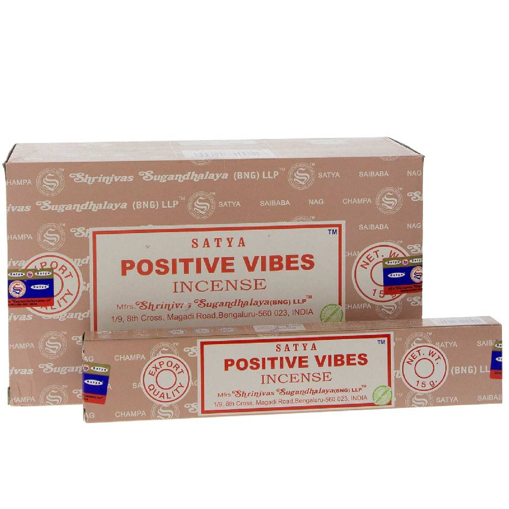 Kunst Und Magie Satya Satya Positive Vibes Räucherstäbchen Duftstäbchen