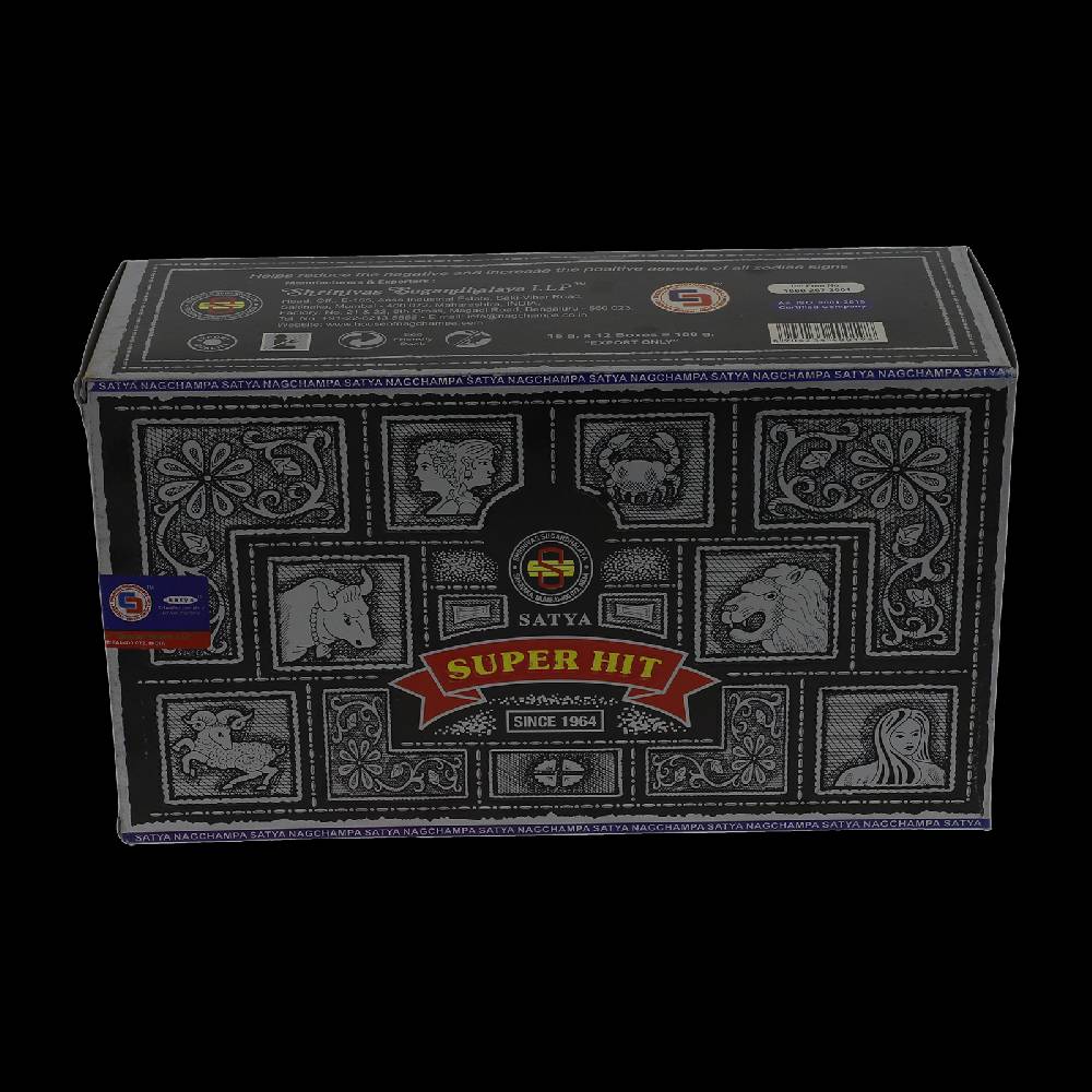 Kunst Und Magie Satya Super Hit Black Räucherstäbchen