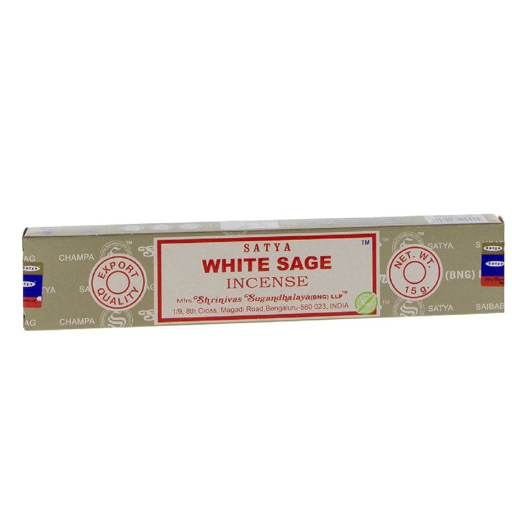 Kunst Und Magie Satya White Sage Räucherstäbchen Masala Agarbatti Räucherstäbchen 12er Großpackung