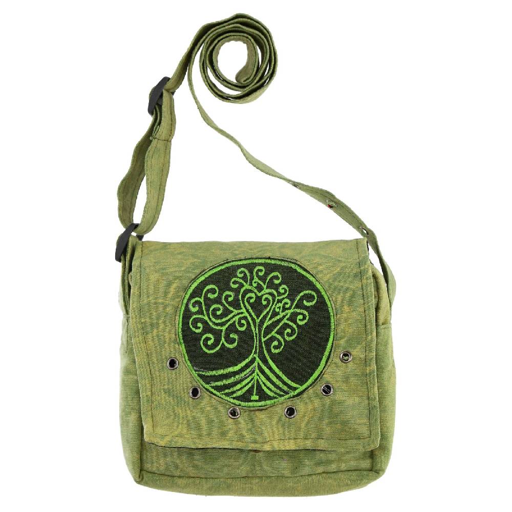 Kunst Und Magie Schultertasche Hippie Umhängetasche Handtasche Goa Tasche Mit Schulterriemen Damen Herren Lebensbaum