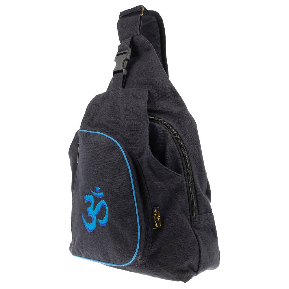 Kunst Und Magie Sling Bag Hippie Goa Bodybag Schultertasche OM Symbol Crossbody Messenger Rucksack L