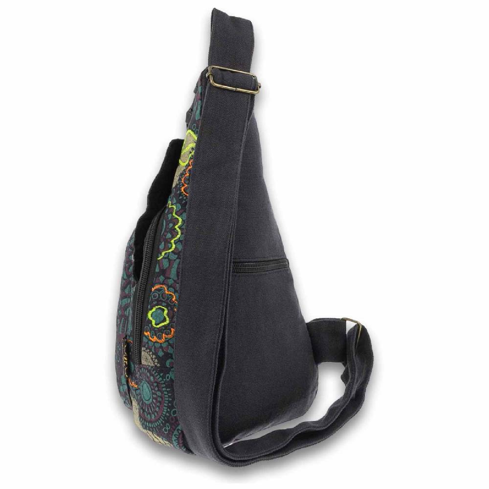 Kunst Und Magie Slingbag Brusttasche Hippie Goa Bodybag Schultertasche Rucksack Bunt S
