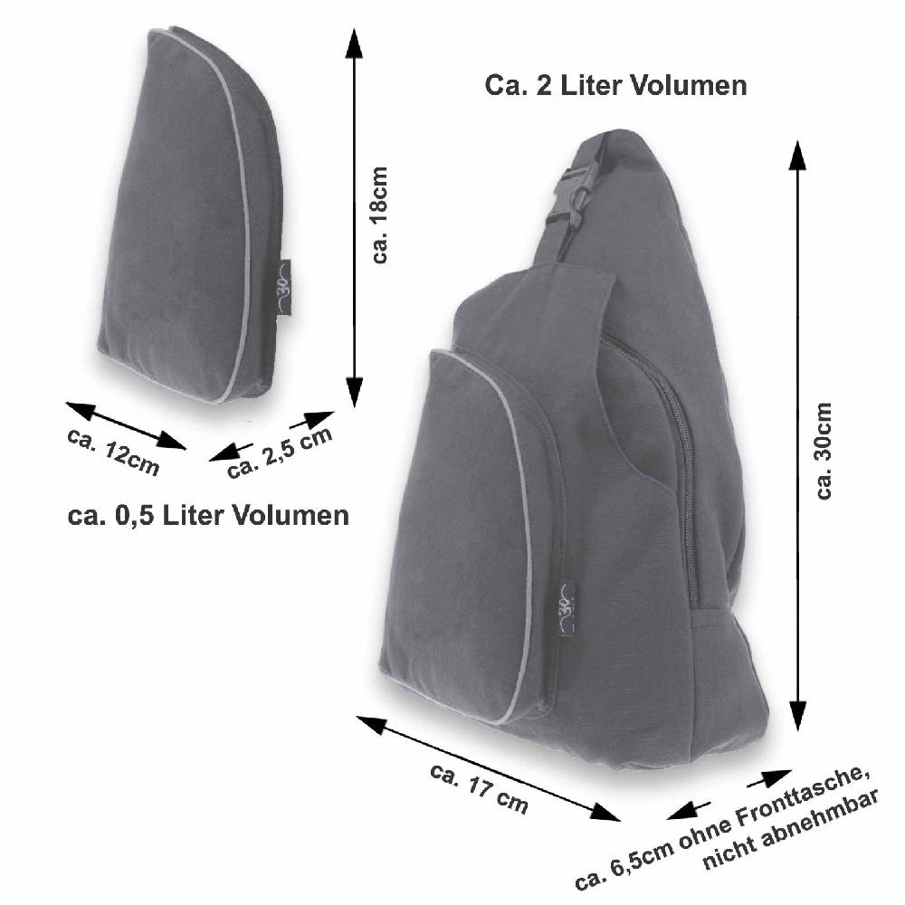 Kunst Und Magie Slingbag Brusttasche Hippie Goa Bodybag Schultertasche Rucksack Bunt S