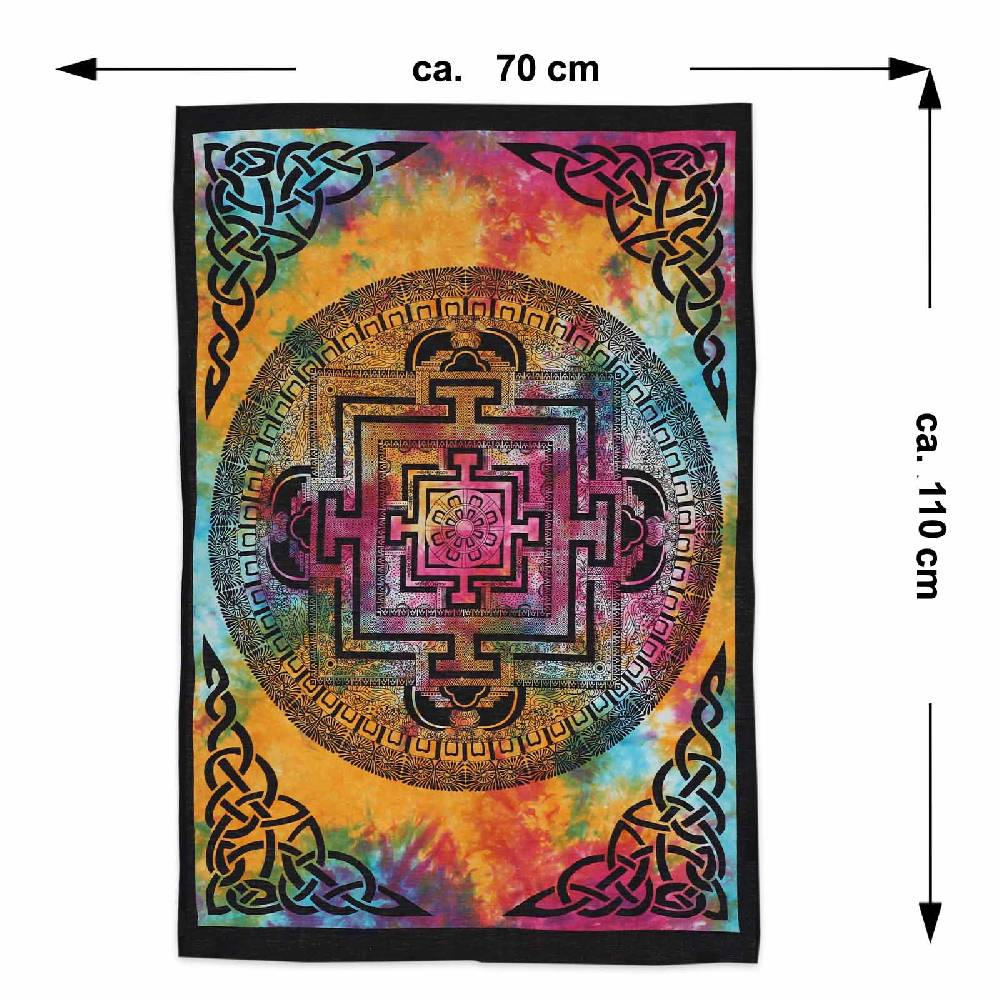 Kunst Und Magie Sri Yantra Celtic Mandala Poster Wandbehang Celtic Ca. 110 X 70 Cm