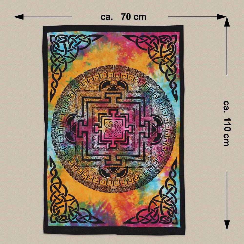 Kunst Und Magie Sri Yantra Celtic Mandala Poster Wandbehang Celtic Ca. 110 X 70 Cm