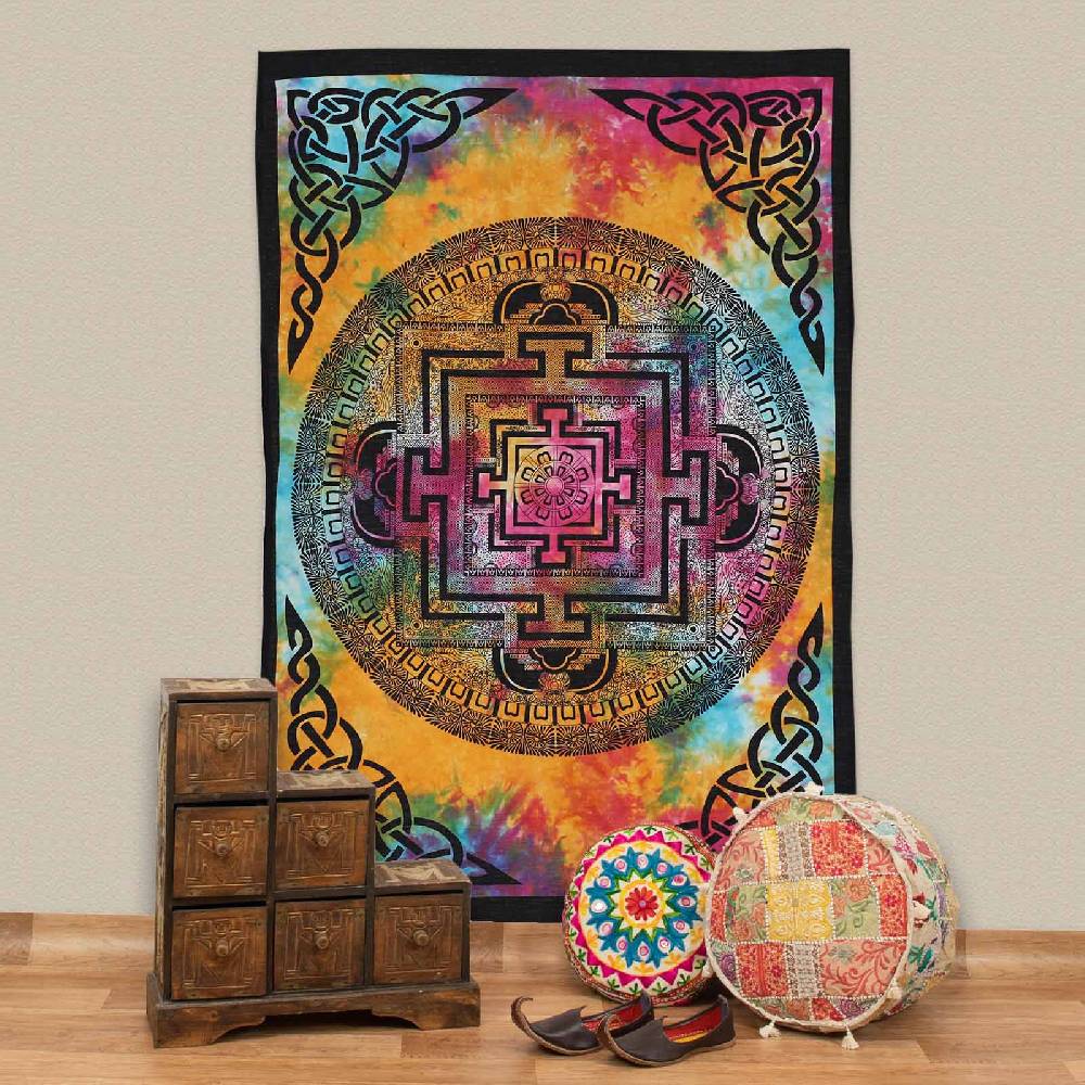 Kunst Und Magie Sri Yantra Celtic Mandala Poster Wandbehang Celtic ca. 110 x 70 cm