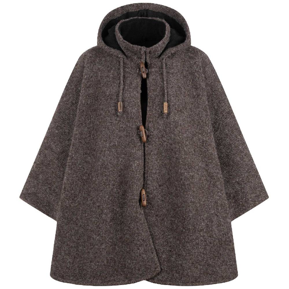 Kunst Und Magie Strick Poncho Mit Kapuze Umhang Cape Strickjacke Wolle Jacke Mit Kapuze Winter Mantel