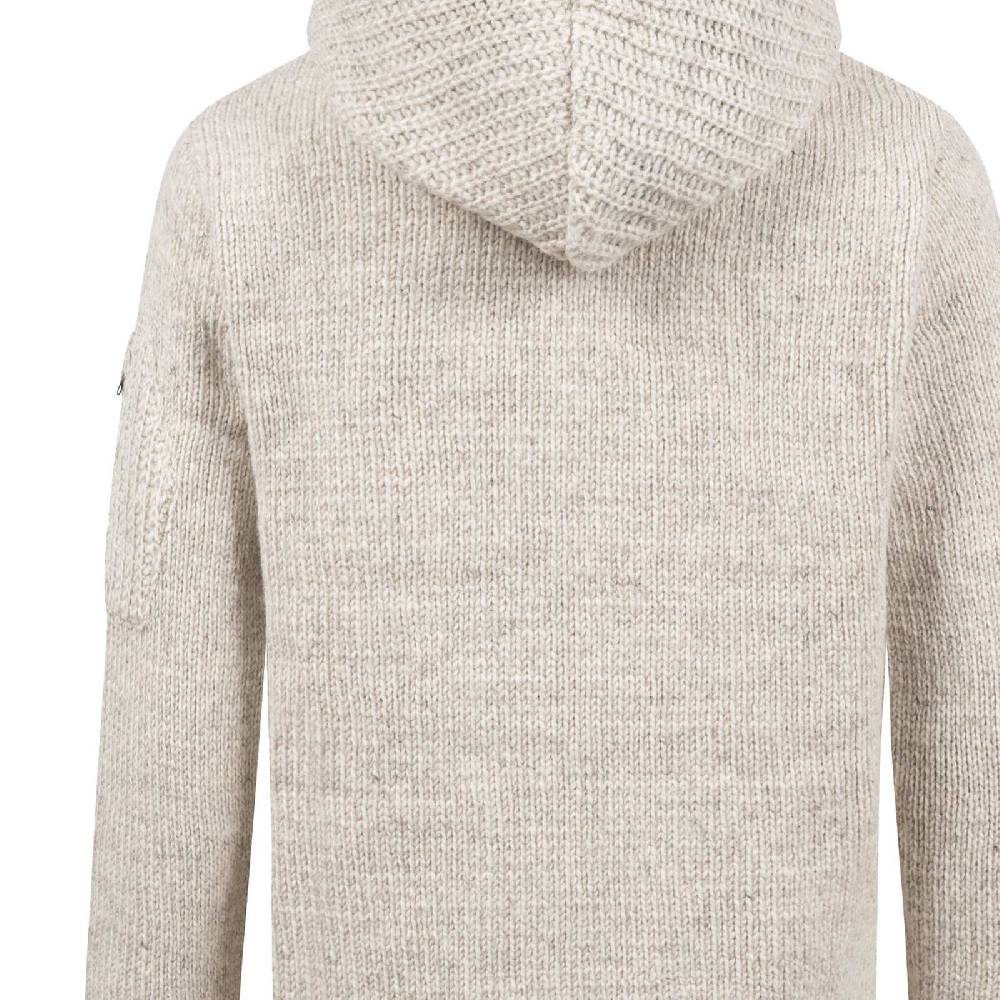 Kunst Und Magie Strickjacke Schurwolle Klassich Nordisch Wolle Jacke Mit Kapuze Kragen Futter Unisex