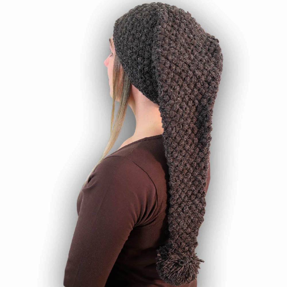 Kunst Und Magie Strickmütze Bommelmütze Mütze Wolle Wollmütze Lange Zipfelmütze Klassische Farben