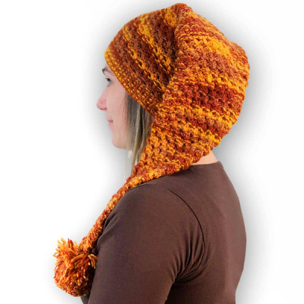 Kunst Und Magie Strickmütze Lange Zipfelmütze Bommelmütze Mütze Aus Wolle Wollmütze Bunt