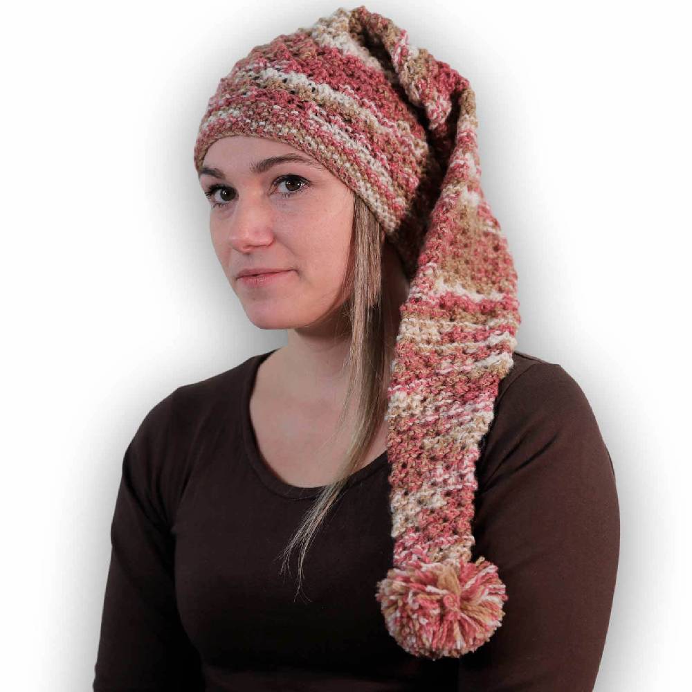 Kunst Und Magie Strickmütze Lange Zipfelmütze Bommelmütze Mütze Aus Wolle Wollmütze Bunt