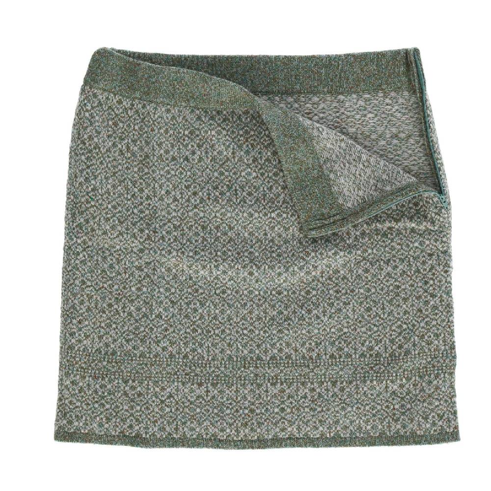 Kunst Und Magie Strickrock Kurzer Rock Schurwolle Vom Lamm Lammwolle Wollrock Feinstrick Boho