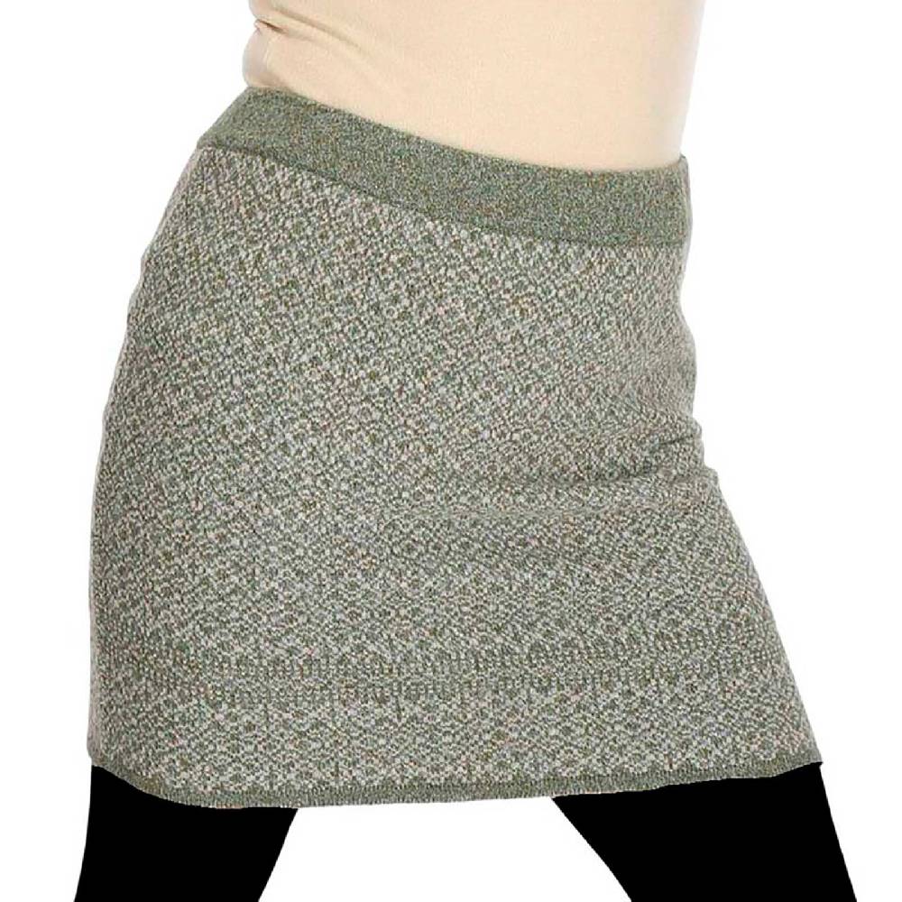 Kunst Und Magie Strickrock kurzer Rock Schurwolle vom Lamm Lammwolle Wollrock Feinstrick Boho