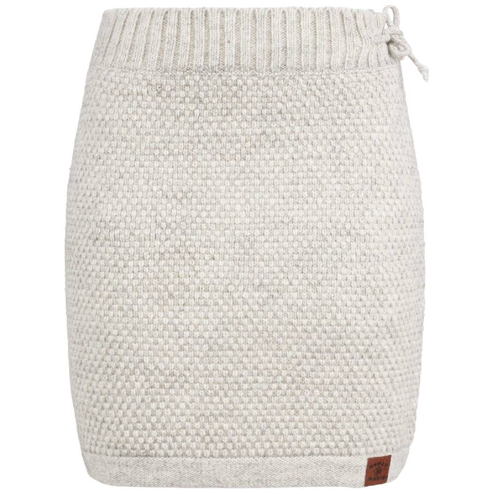 Kunst Und Magie Strickrock Kurzer Winter Rock Mit Klassischem Waffel-Muster Wolle Boho