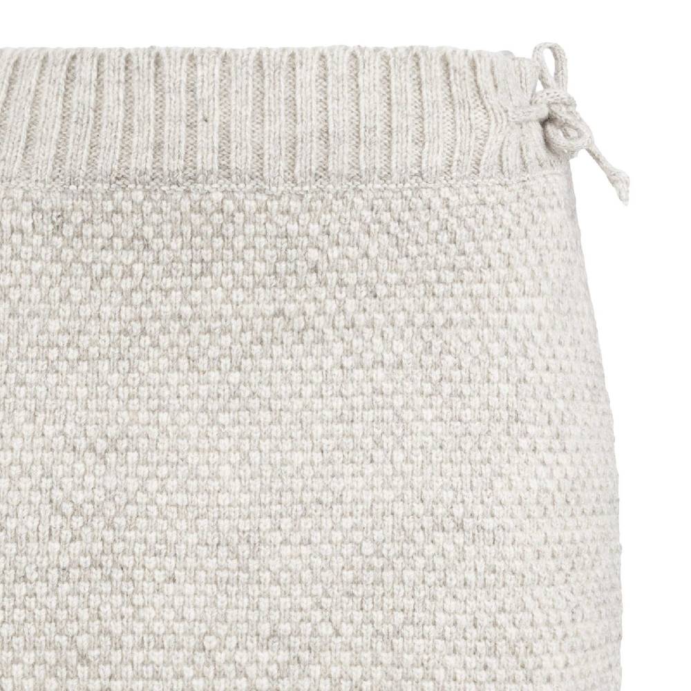 Kunst Und Magie Strickrock Kurzer Winter Rock Mit Klassischem Waffel-Muster Wolle Boho