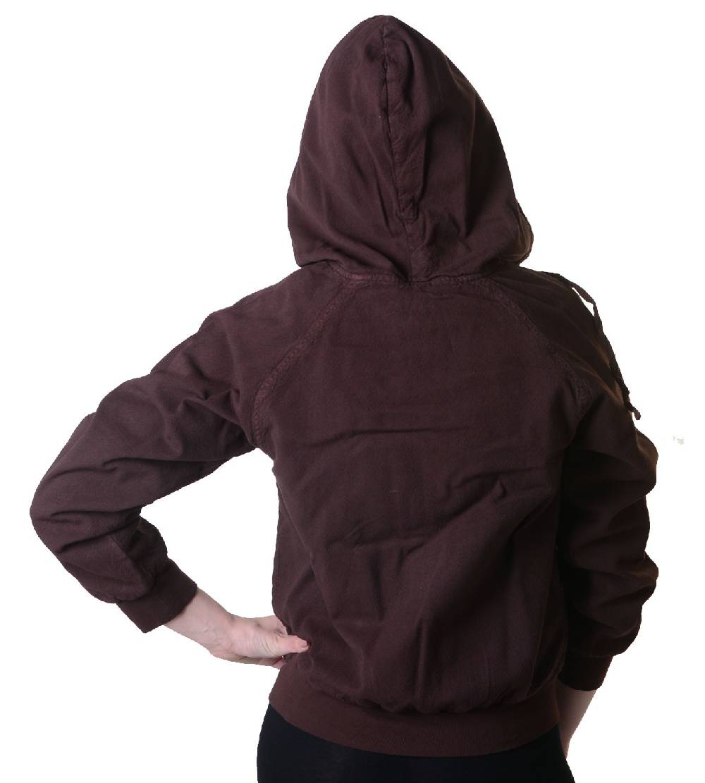 Kunst Und Magie Sweatjacke Freizeitjacke Mit Dreiviertel-Armlänge - Damen Jacke Aus Baumwolle