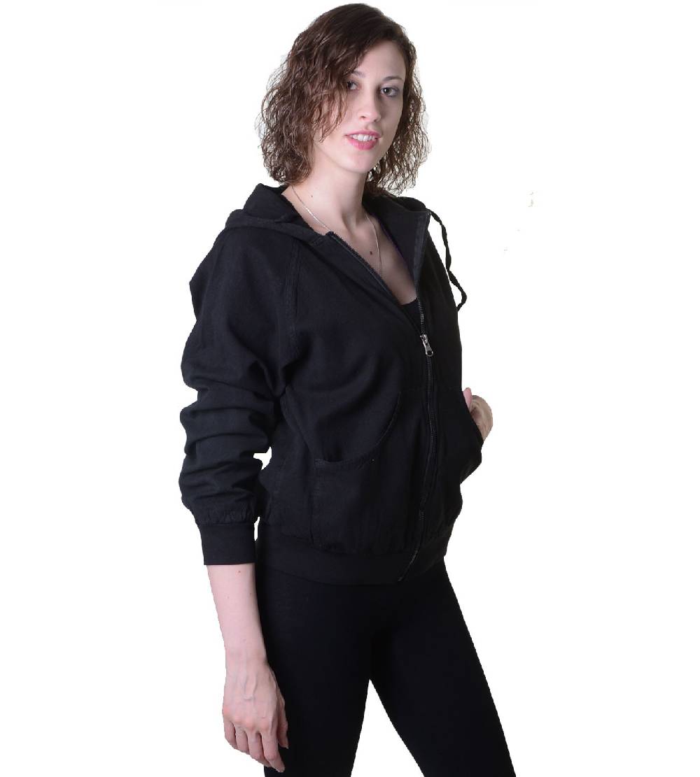 Kunst Und Magie Sweatjacke Freizeitjacke Mit Dreiviertel-Armlänge - Damen Jacke Aus Baumwolle