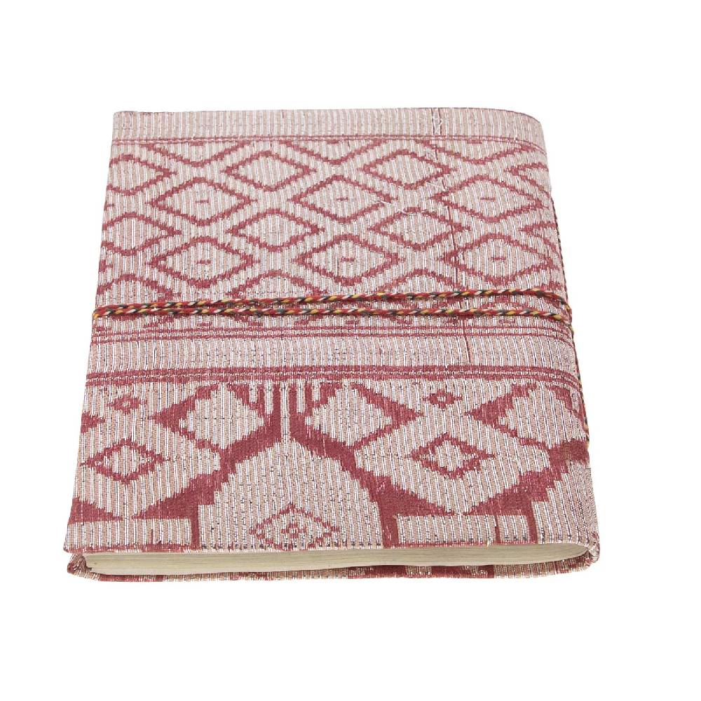 Kunst Und Magie Tagebuch Poesiealbum Handgefertigt Sari Baumwollpapier- Notizbuch Indien Buch 8x12cm Nachhaltig