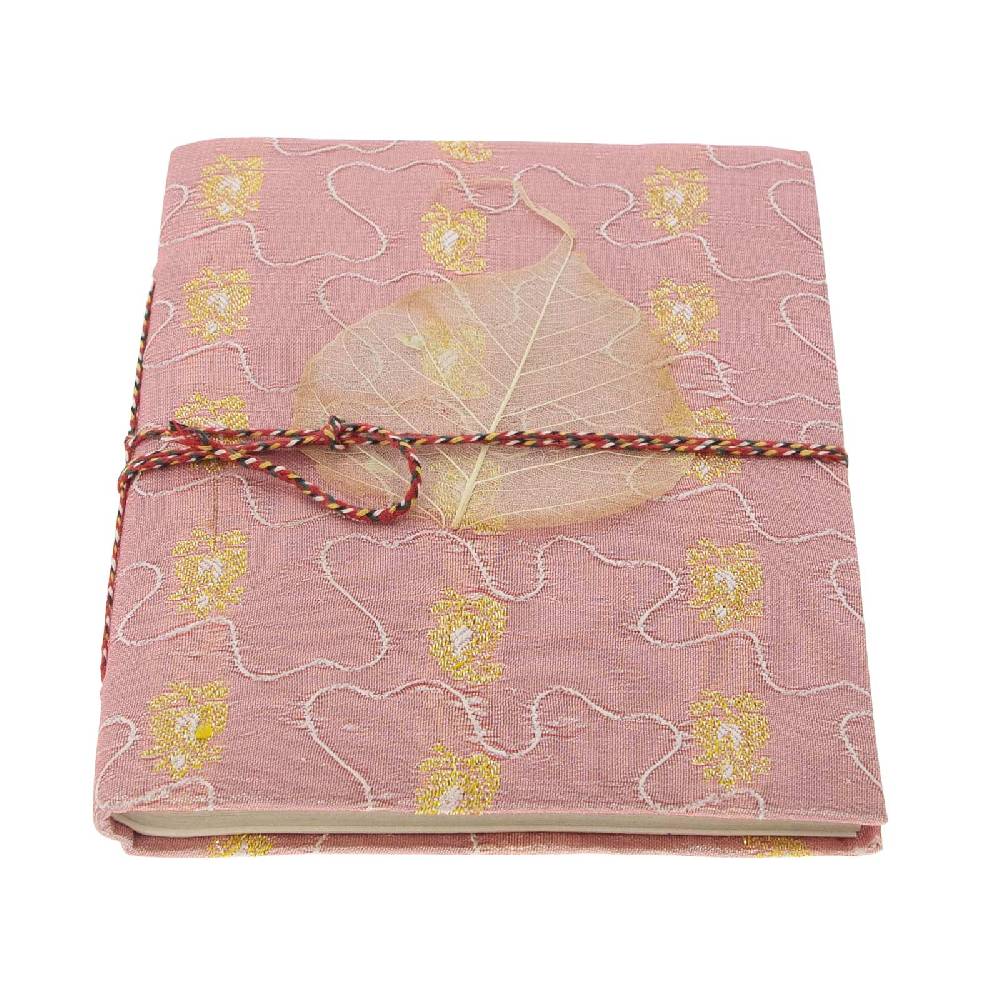 Kunst Und Magie Tagebuch Poesiealbum handgefertigt Sari Baumwollpapier- Notizbuch Indien Buch 8x12cm Nachhaltig