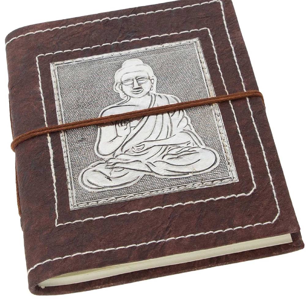 Kunst Und Magie Tagebuch Poesiealbum Holzfrei Nachhaltig Recycling Fair Notizbuch Buddha 12,5x17cm