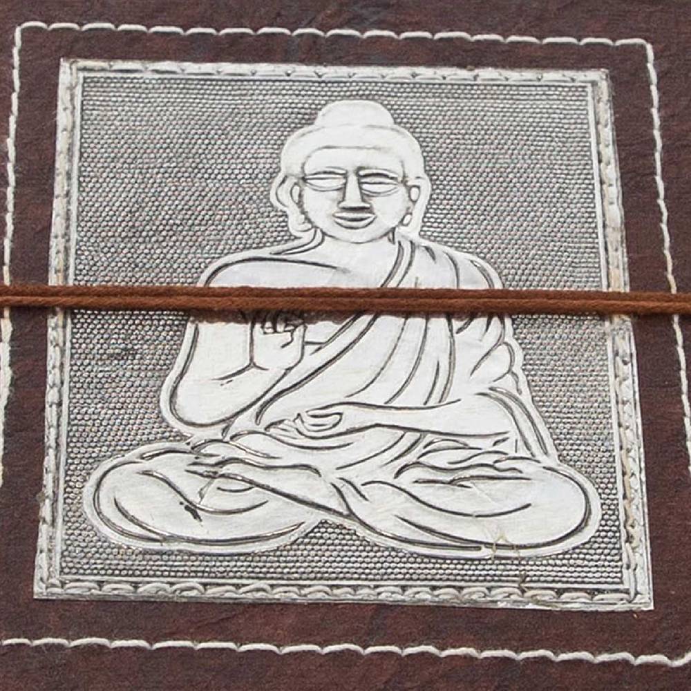 Kunst Und Magie Tagebuch Poesiealbum Holzfrei Nachhaltig Recycling Fair Notizbuch Buddha 12,5x17cm