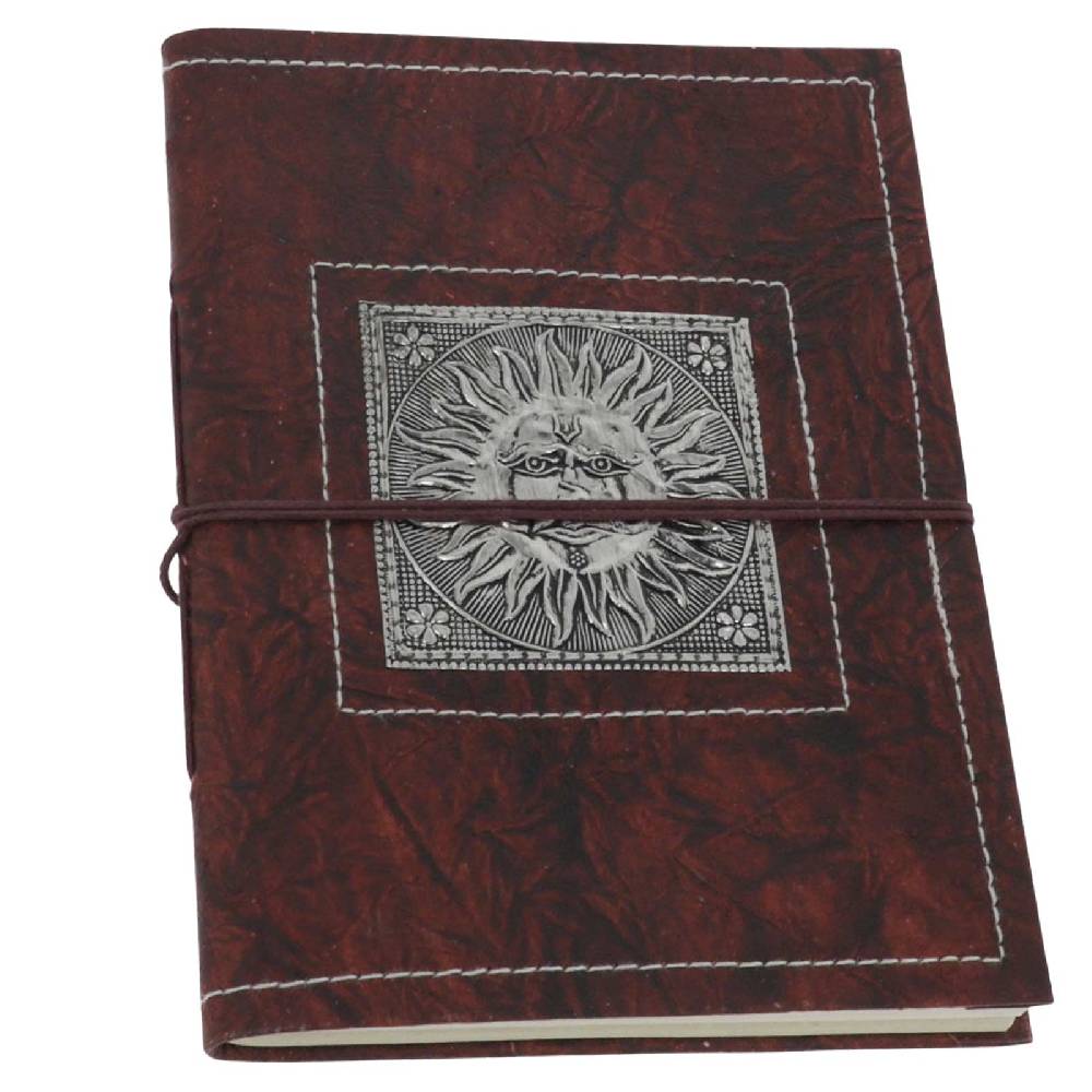 Kunst Und Magie Tagebuch Poesiealbum Holzfrei Nachhaltig Recycling Fair Notizbuch 20x15cm Sonne