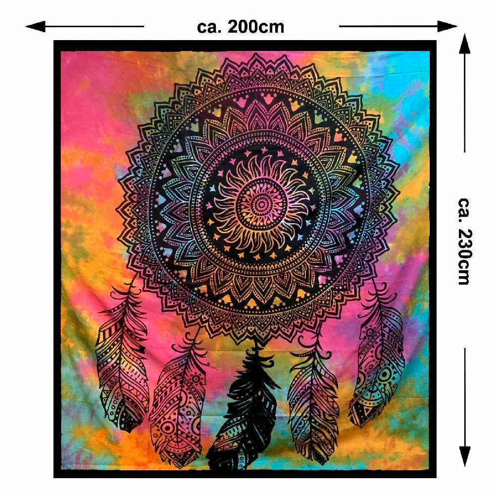 Kunst Und Magie Tagesdecke Wandbehang Traumcatcher Dreamcatcher XL Ca. 200 X 230cm