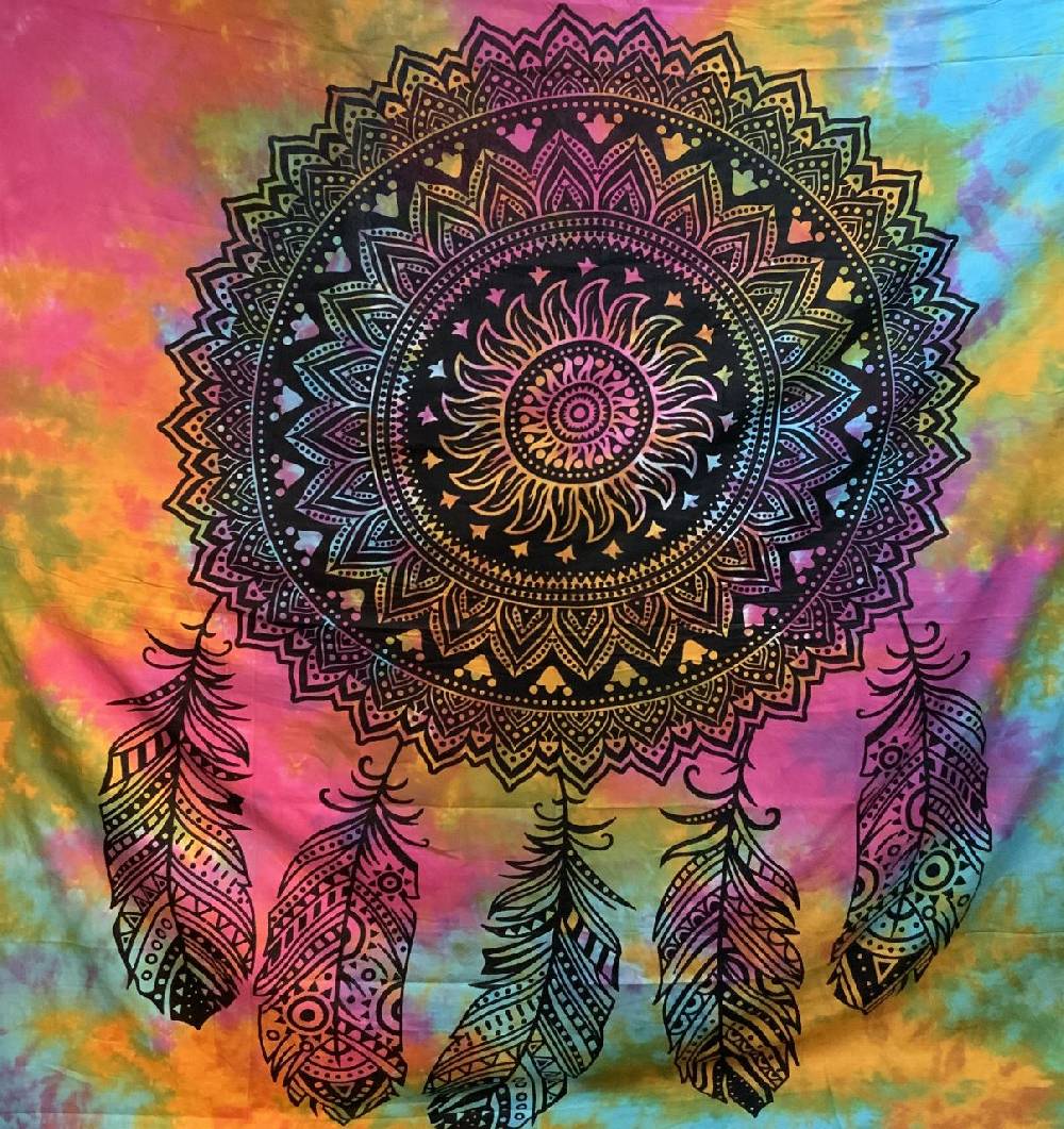 Kunst Und Magie Tagesdecke Wandbehang Traumcatcher Dreamcatcher XL Ca. 200 X 230cm