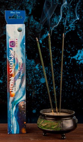 Kunst Und Magie Tibet Lotus- Räucherstäbchen - Holy Smokes Blue Line Duftstäbchen