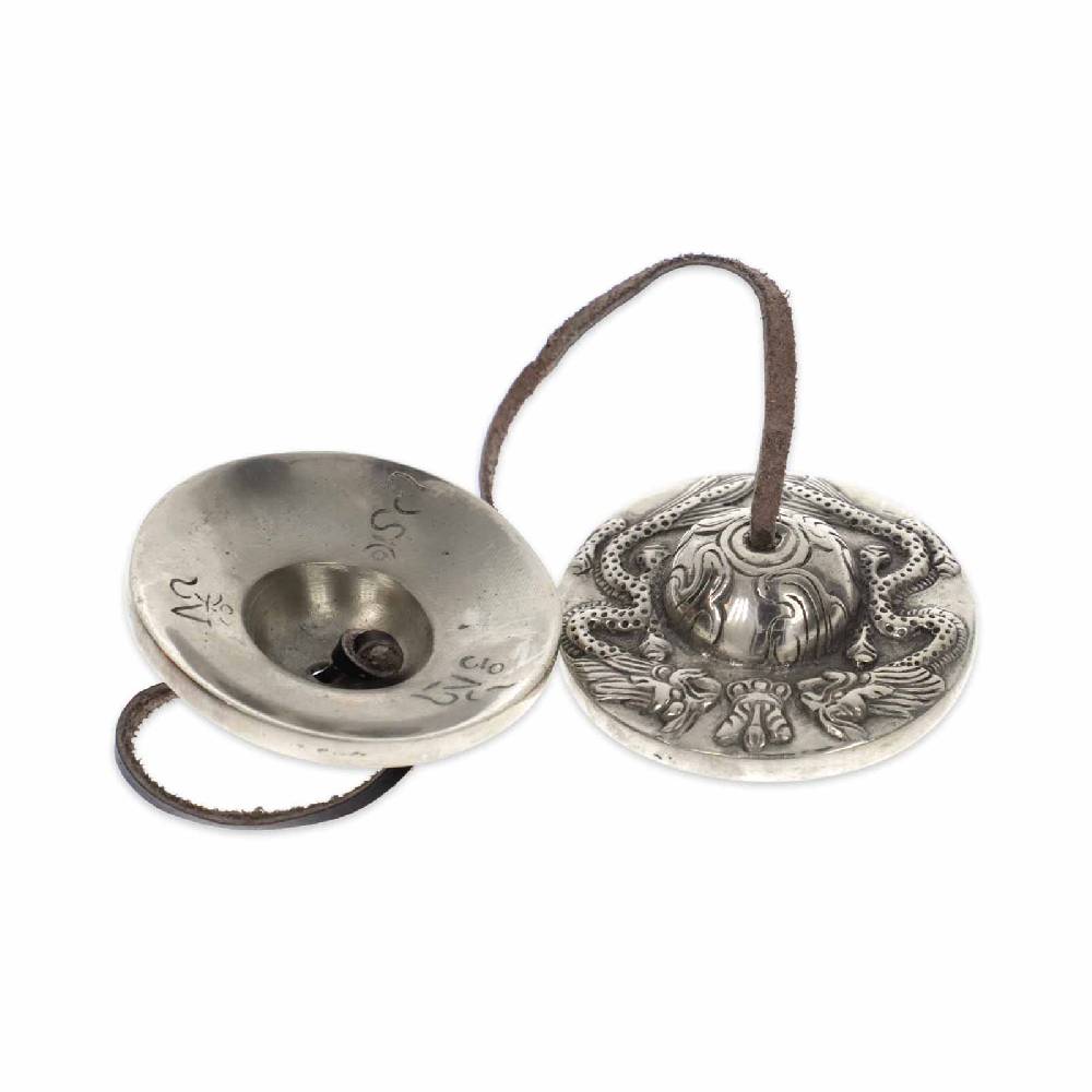 Kunst Und Magie Tibetische Drachen Zimbeln Tingcha Mit Hellem Klang 7cm Mit Geschenkbox