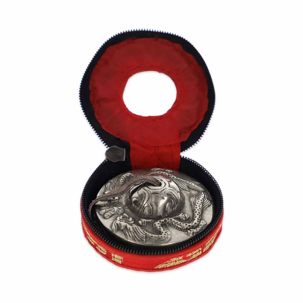 Kunst Und Magie Tibetische Drachen Zimbeln Tingcha Mit Hellem Klang 7cm Mit Geschenkbox