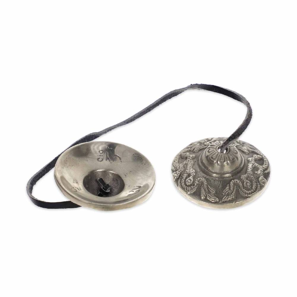 Kunst Und Magie Tibetische Drachen Zimbeln Tingcha Mit Hellem Klang 6 Cm Mit Geschenkbox
