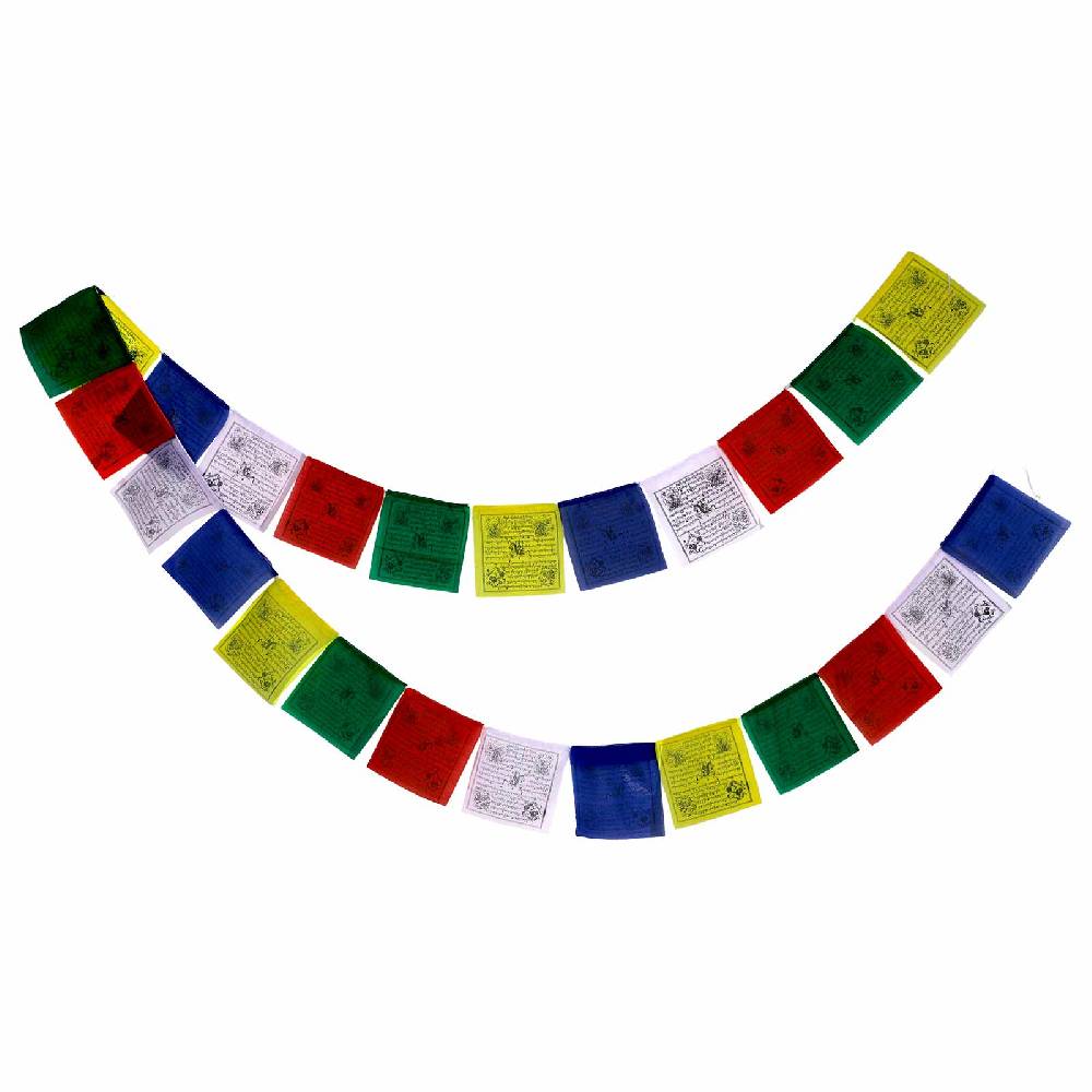 Kunst Und Magie Tibetische Gebetsfahnen Groß Bunt Ca 5 M Tibet