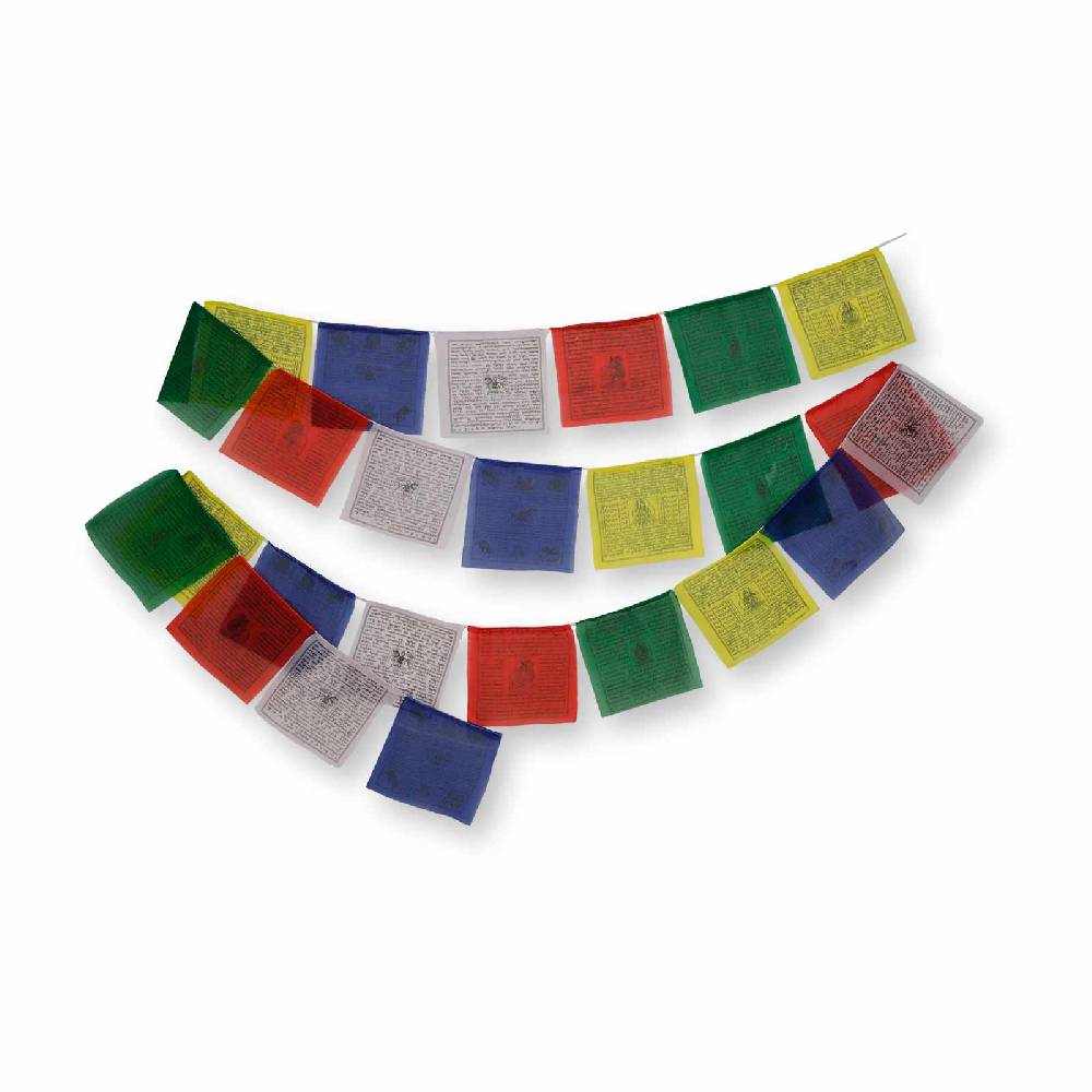 Kunst Und Magie Tibetische Gebetsfahnen Groß XL Bunt Ca 7,5 M Tibet Praying Flag