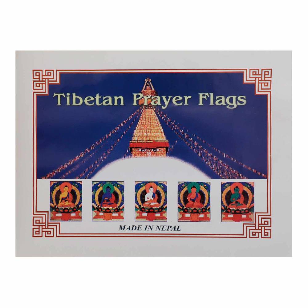 Kunst Und Magie Tibetische Gebetsfahnen Groß XL Bunt Ca 7,5 M Tibet Praying Flag