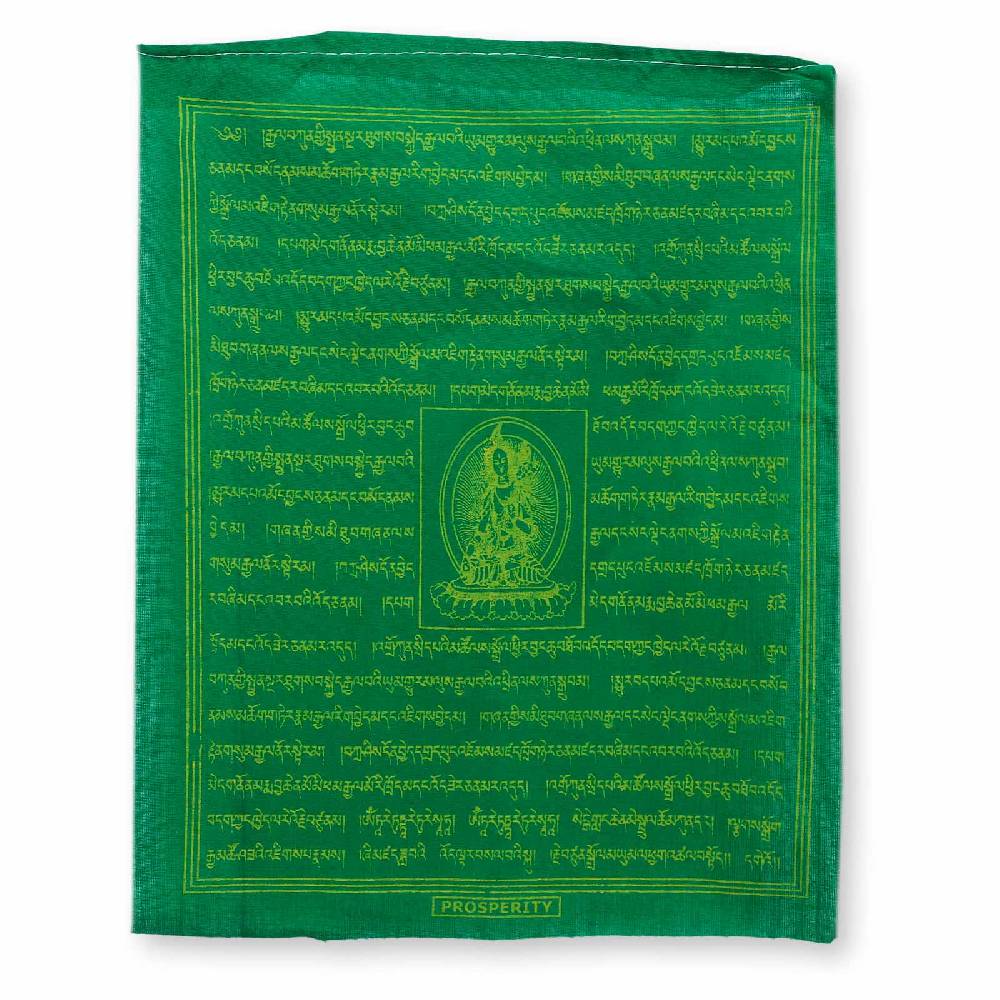 Kunst Und Magie Tibetische Gebetsfahnen Grüne Tara Green Tara Mantra Bunt Ca 3,5m Tibet