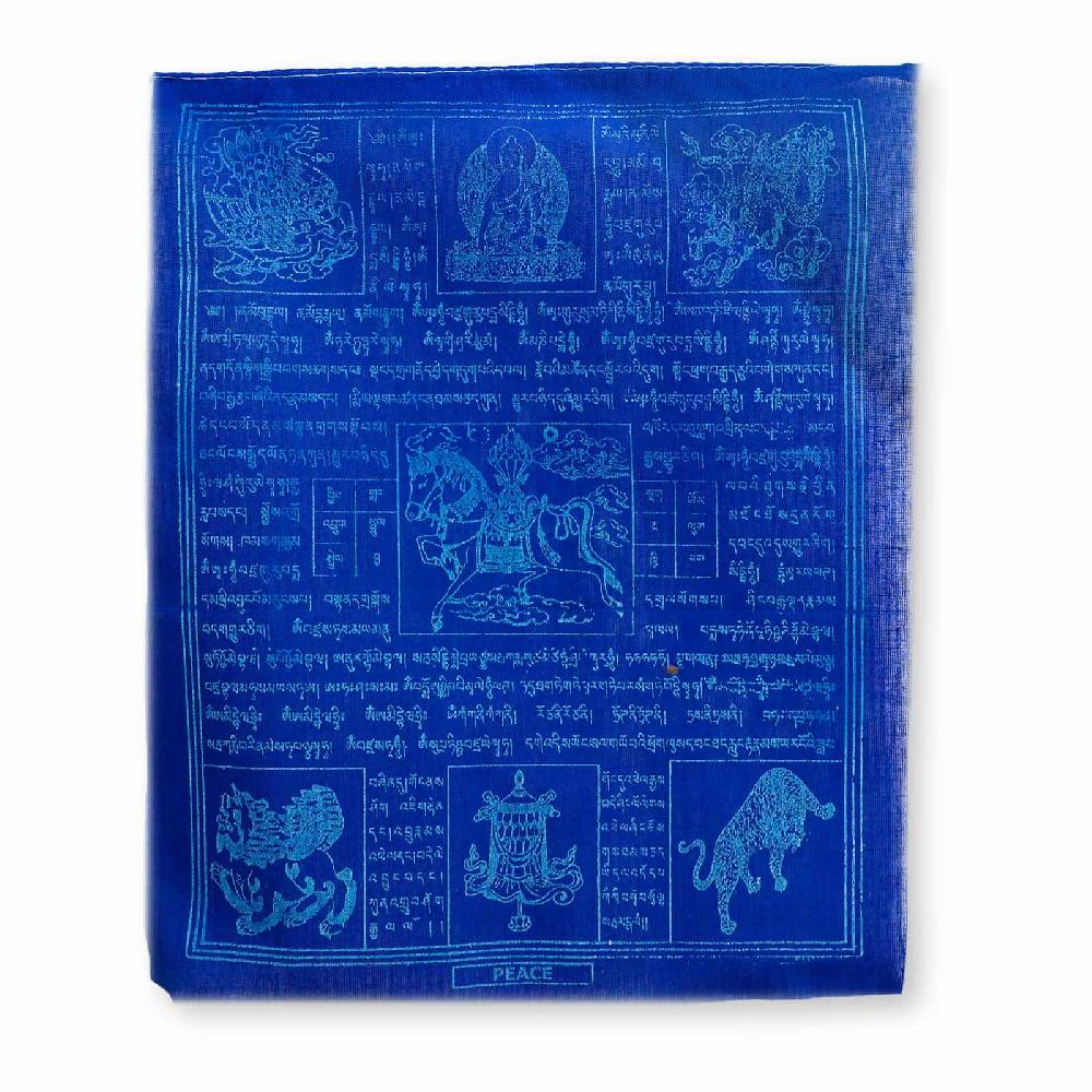 Kunst Und Magie Tibetische Gebetsfahnen Grüne Tara Green Tara Mantra Bunt Ca 3,5m Tibet