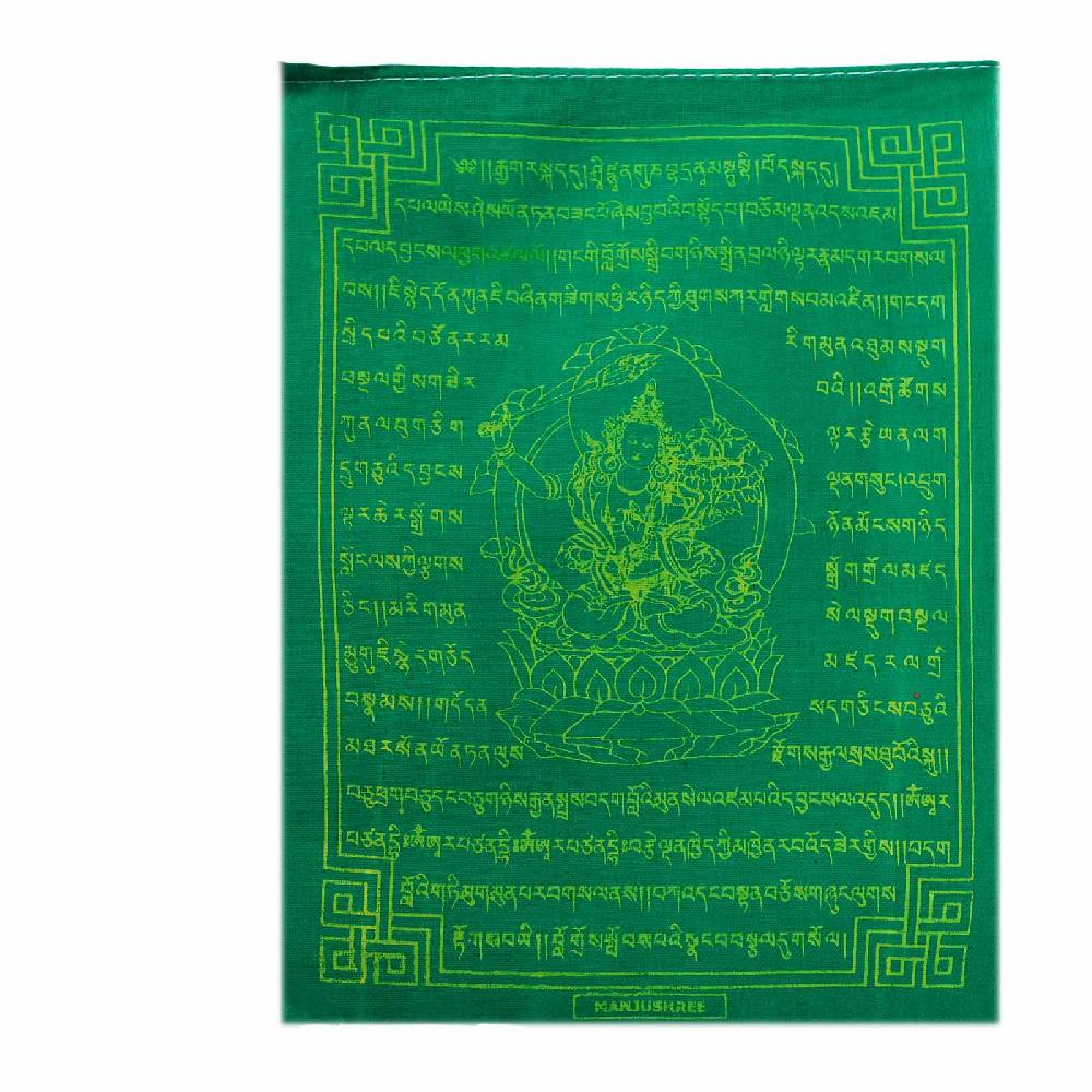 Kunst Und Magie Tibetische Gebetsfahnen Manjushree Bunt Medium Ca 220cm Tibet