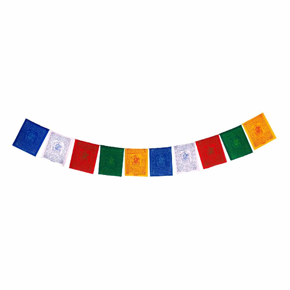 Kunst Und Magie Tibetische Gebetsfahnen Manjushree Bunt Medium Ca 220cm Tibet