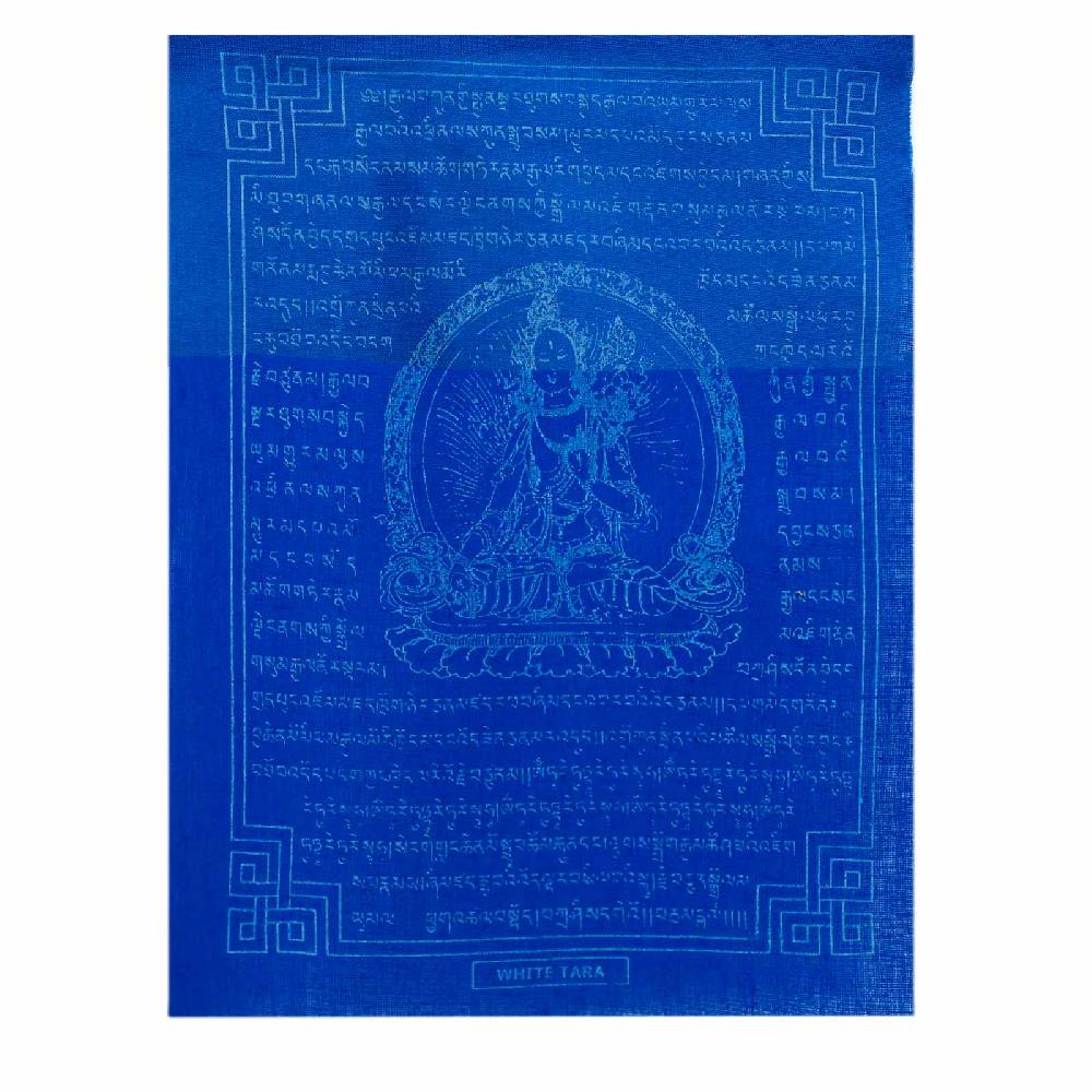 Kunst Und Magie Tibetische Gebetsfahnen Medizin Buddha Mantra Bunt Ca 2,2m Tibet Praying Flag