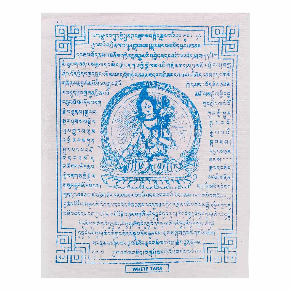 Kunst Und Magie Tibetische Gebetsfahnen Medizin Buddha Mantra Bunt Ca 2,2m Tibet Praying Flag