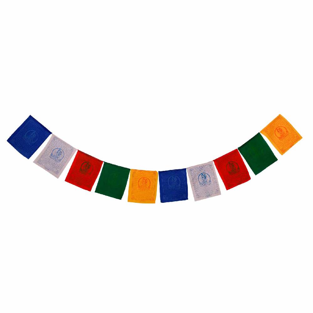 Kunst Und Magie Tibetische Gebetsfahnen Medizin Buddha Mantra Bunt ca 2,2m Tibet Praying Flag